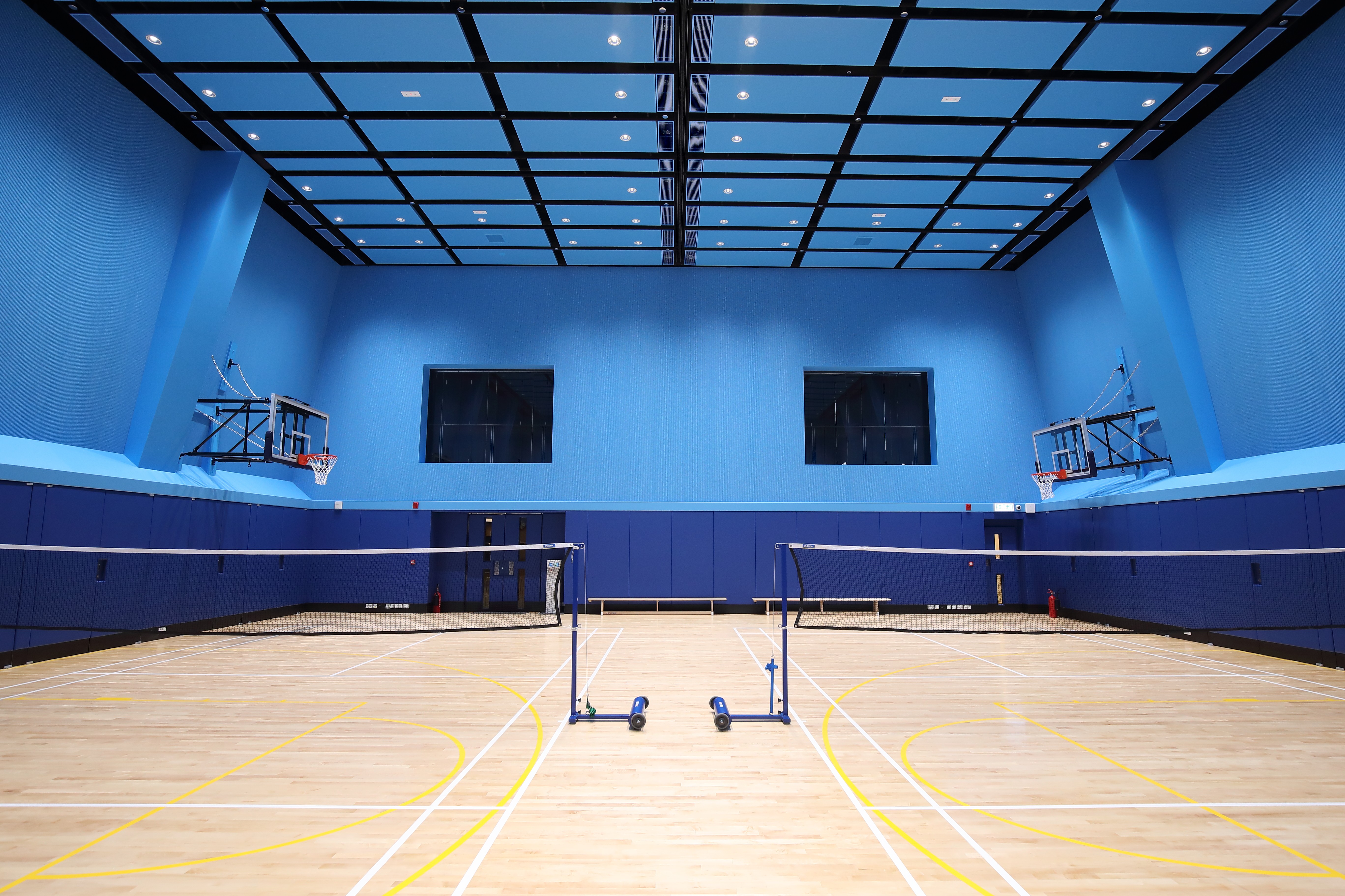 Sports Hall facelift is completed and reopened in January.