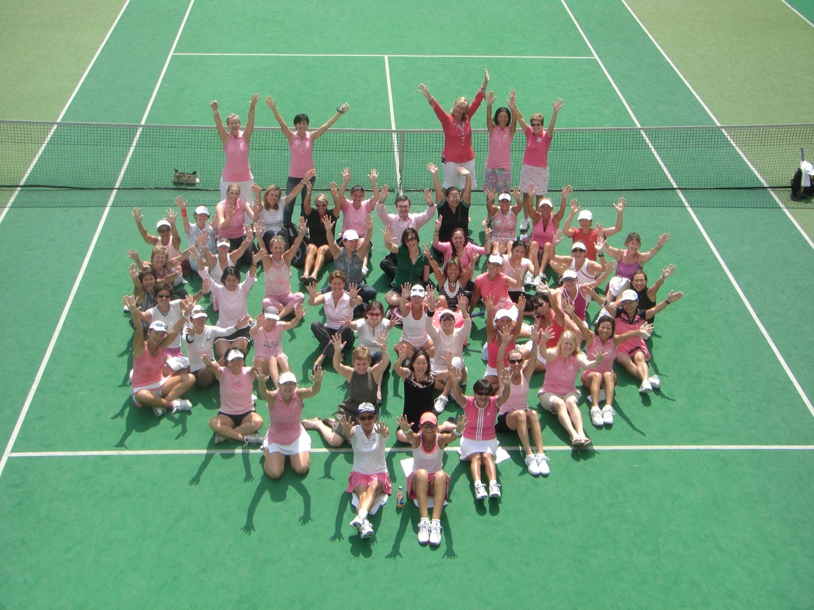  First Pink Ribbon Tennis Tournament (Rally for the Cure) is held in support of the Hong Kong Breast Cancer Foundation.